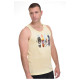 Target Ανδρική αμάνικη μπλούζα Single Jersey Tank Top Surf